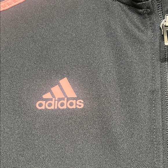 Adidas Women’s Size Medium Black Tracksuit with Pink Stripes - Picture 3 of 13